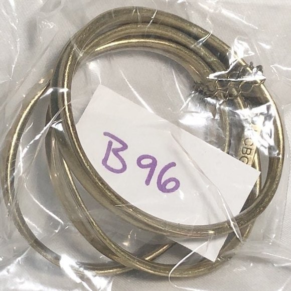 BCBGeneration Gold Tone Bangle Set - Picture 8 of 9